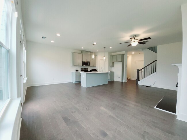 Hall and kitchen view - 110 Auburn Crossing Way