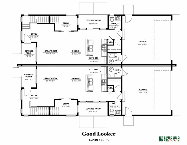 Floorplan - The Duplexes at Greyhound Park