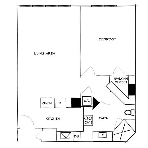 Floorplan - Flamingo South Beach