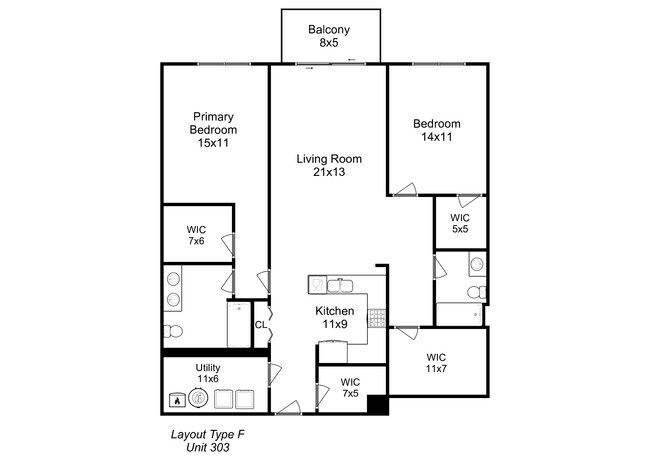 Floorplan - 2823 W Belmont Ave