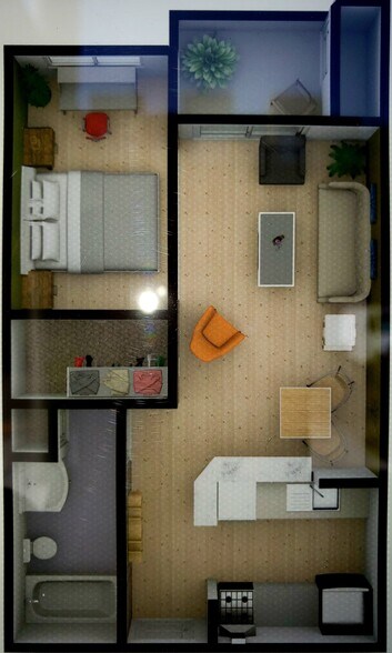 2D Floorplan - 6400 Christie Ave