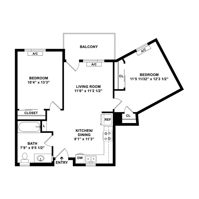 Floorplan - Lowden Lane Senior Apartments