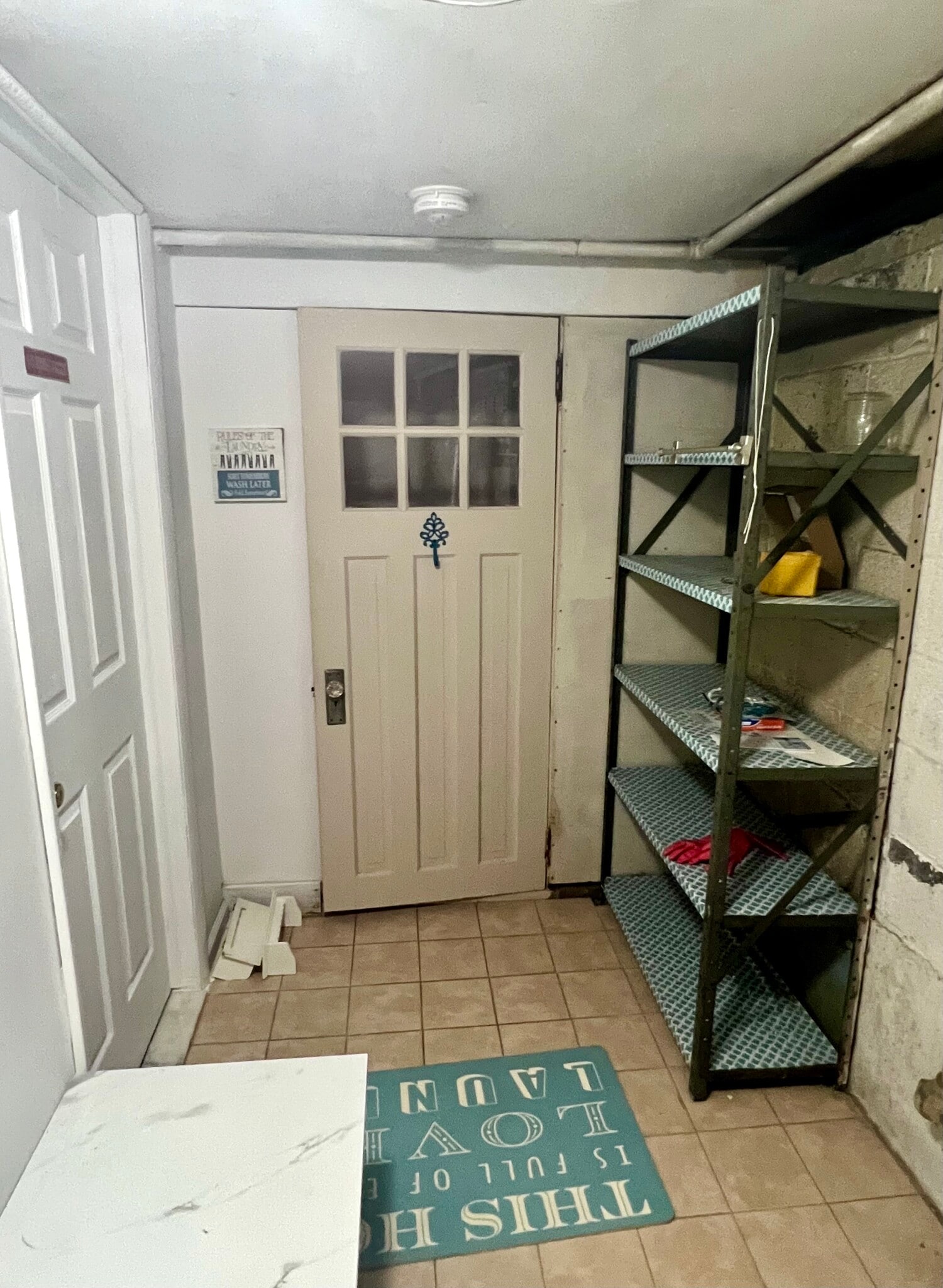 Shelves for extra storage space - 479 Park Ave