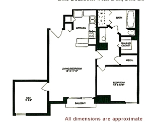 1BR/1BA - Mayfair