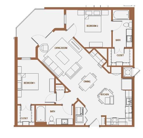 Floorplan - The Kelton at Clearfork