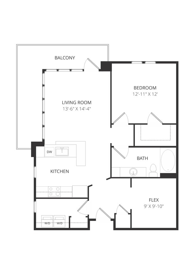 Floorplan - Lofts at Watters Creek Apartments