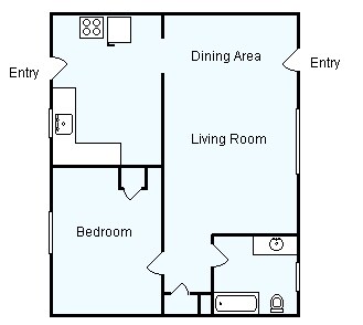 1BR/1BA - Siena Apartments