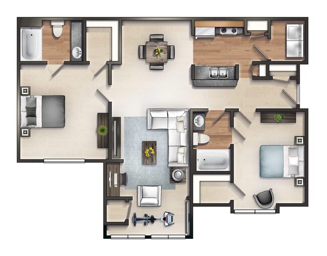 Floorplan - The Ansley Apartment Homes