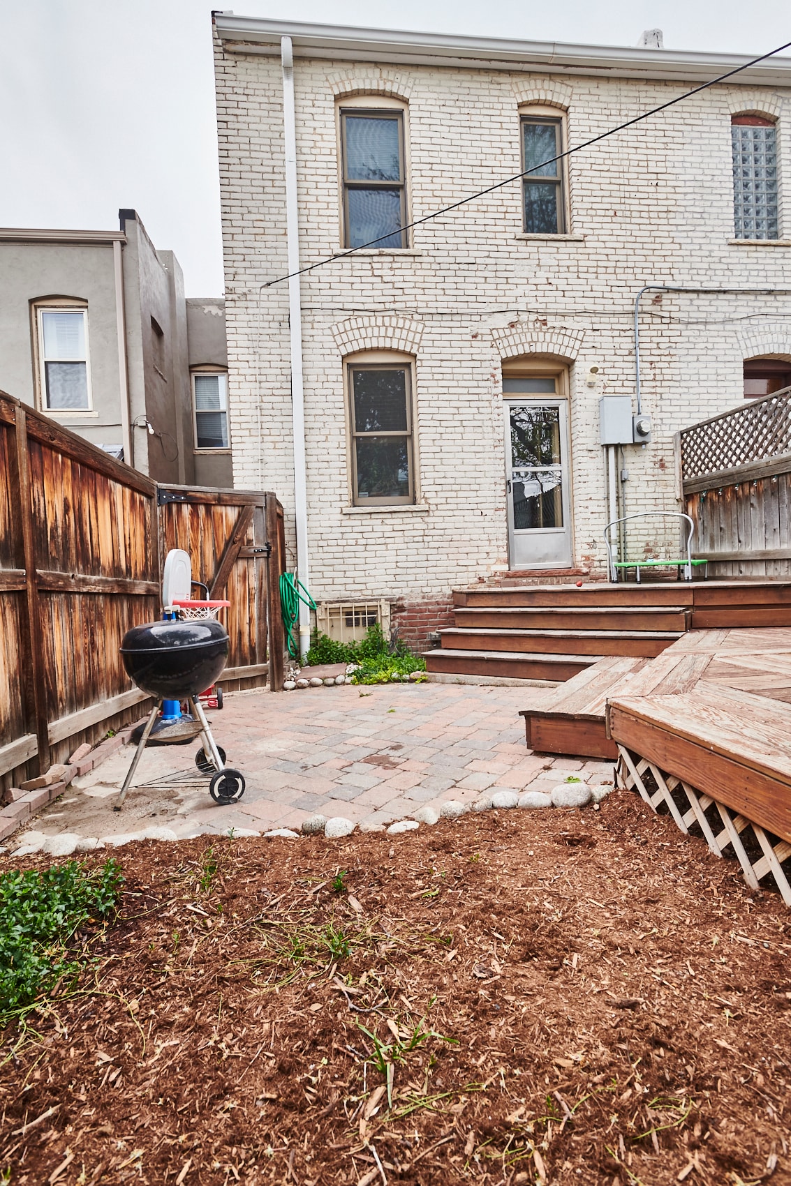 Back yard & deck - 1359 N Marion St