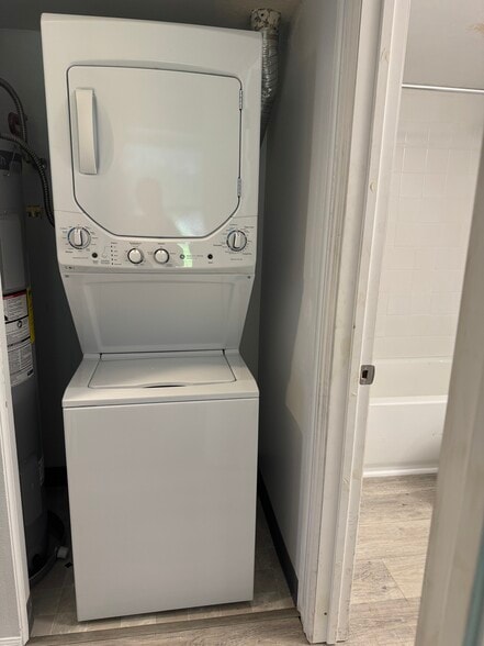 New washer dryer tower with new hot water heater too! - 2575 S Syracuse Way
