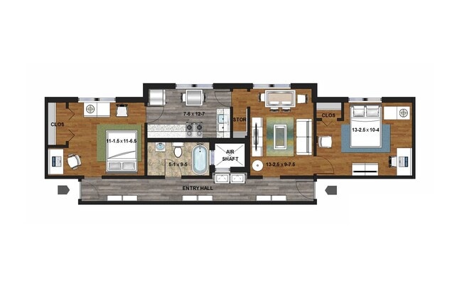 Floorplan - Fairview Flats