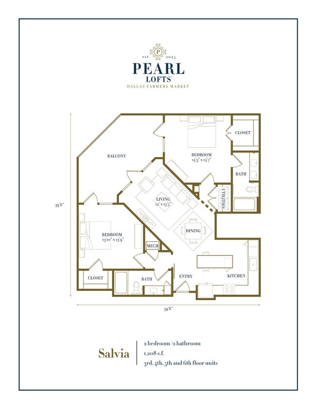 Floorplan - Pearl Lofts