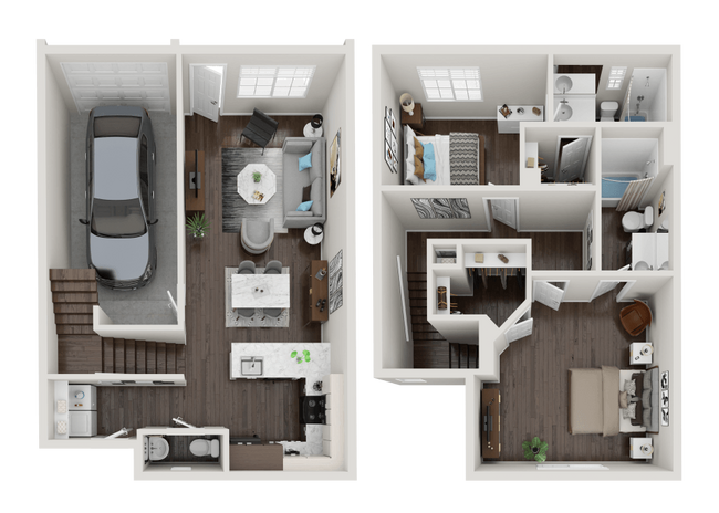 Floorplan - San Vicente Townhomes