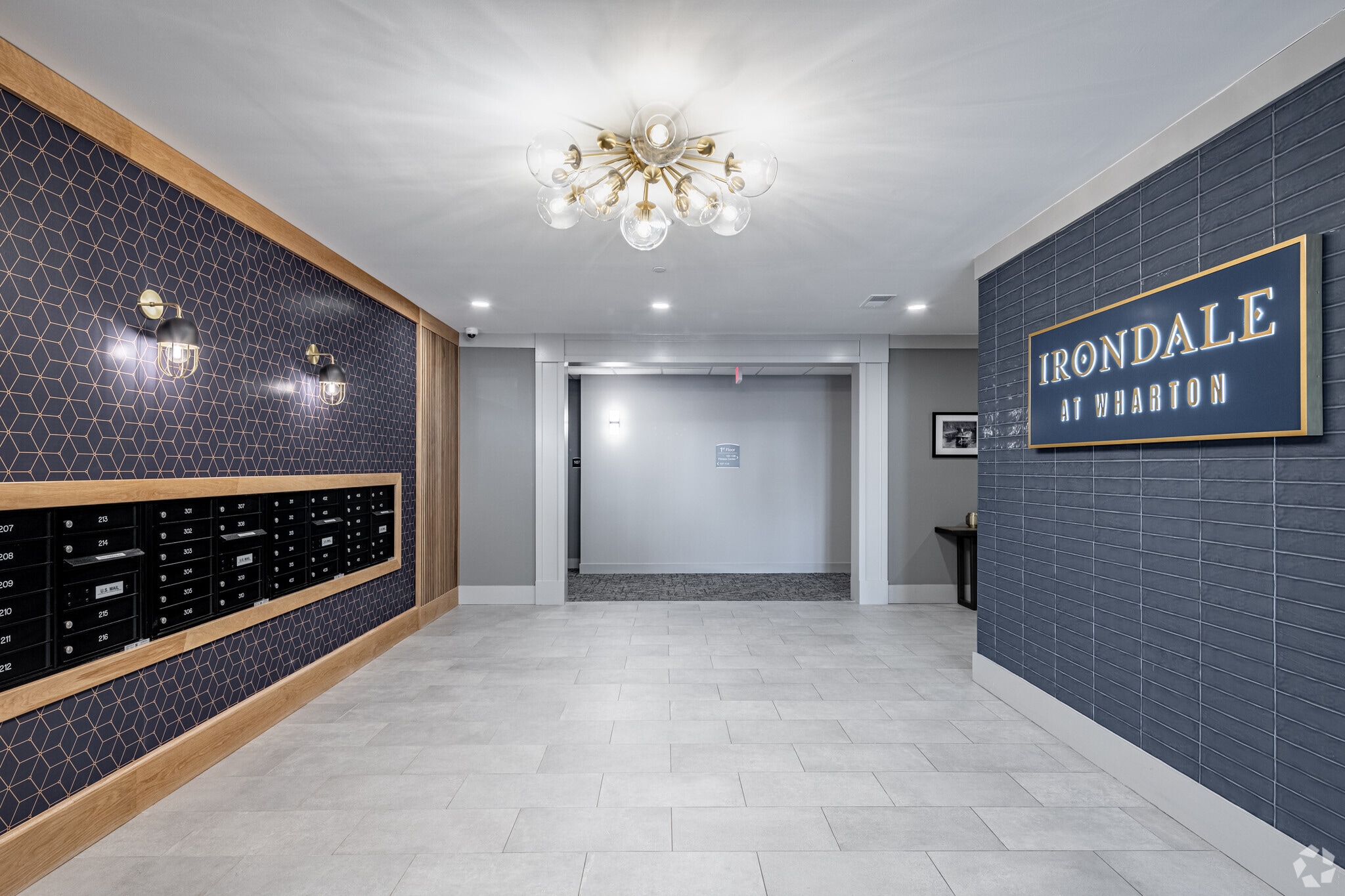 Lobby and Mailbox - Irondale at Wharton Apartments