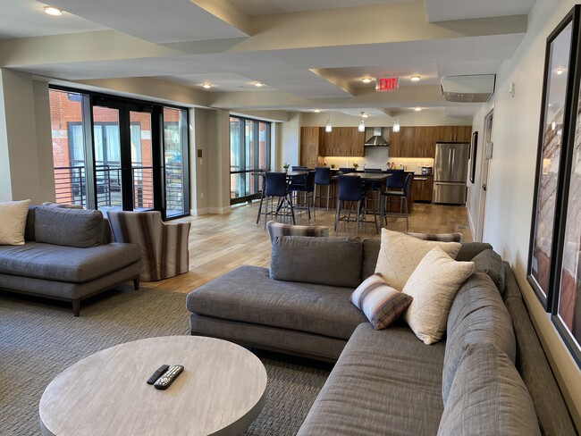 The beautiful community room. Friday happy hour for residents and also available for private functi - 383 Commercial St