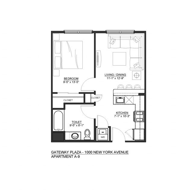 Floorplan: A9 - Gateway Plaza