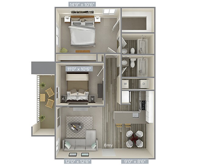 Floorplan - Avalon La Jolla Colony