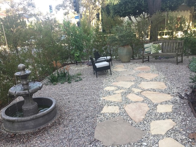 Front yard - 601 S Sweetzer Ave