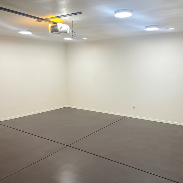 Freshly Redone Garage with New Lighting and Exhaust Fans - 8519 E Seabury Ct