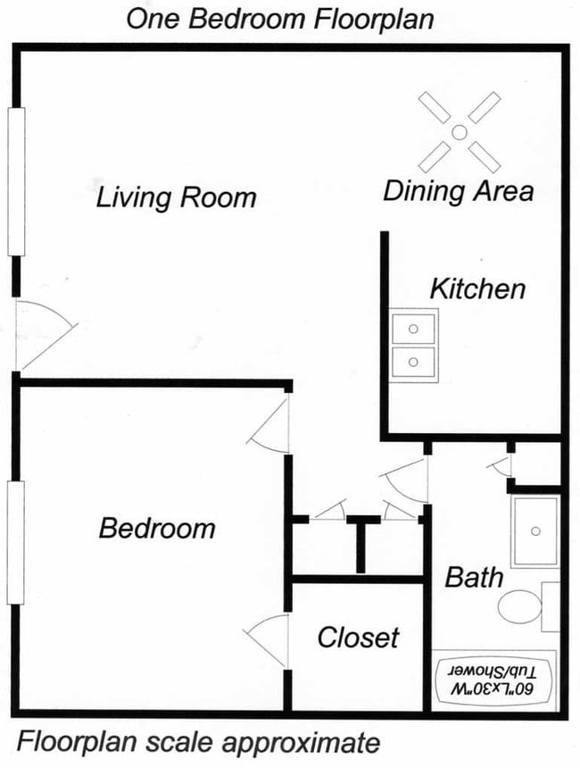 1BR/1BA - Trailridge Apartments