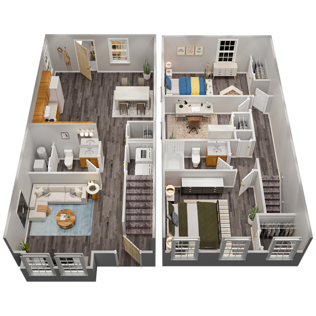 Floorplan - Bayshore Townhomes