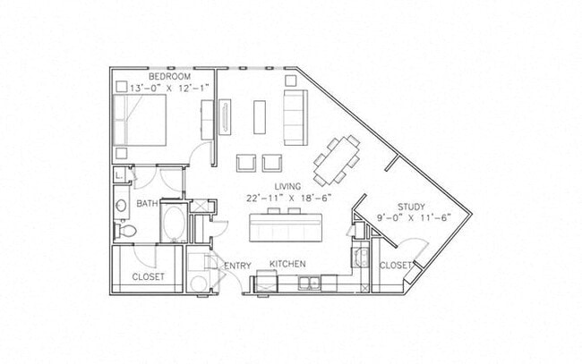 Floorplan - The District Apartments