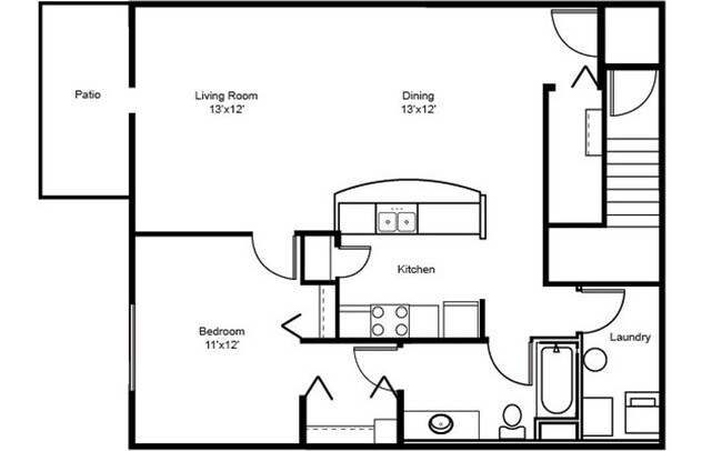 Building Photo - Condo Style Lower 1 Bedroom 1 Bathroom Apartment is Available