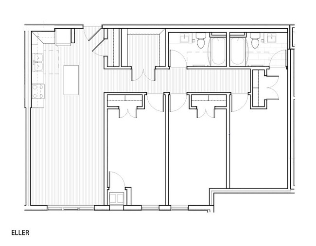 Floorplan - East Town Apartments