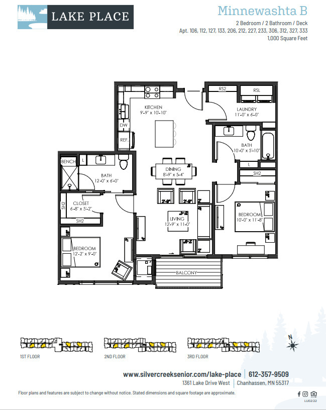 Floorplan - Lake Place 55+ Active Adult