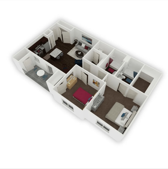 Floorplan - Aderra Apartments