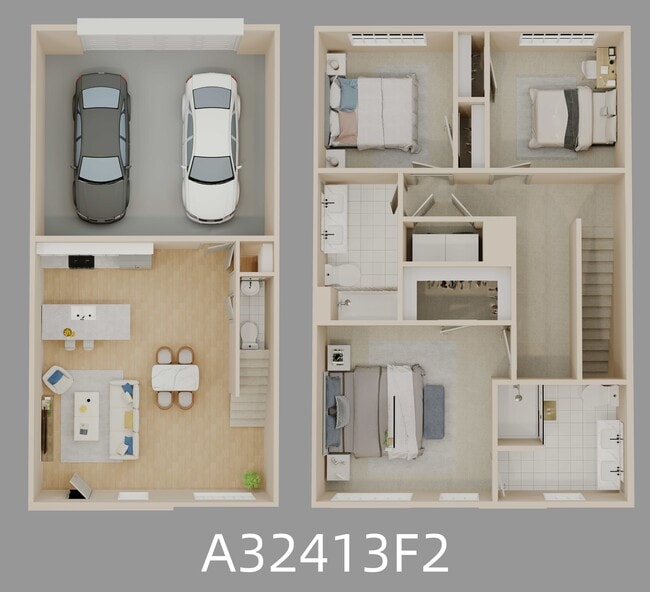 Floorplan - Audra Townhomes