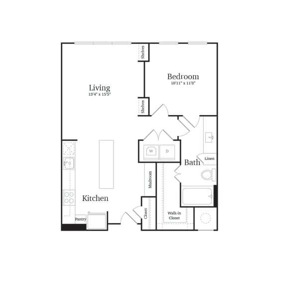 Floorplan - Vance at Bishop Union