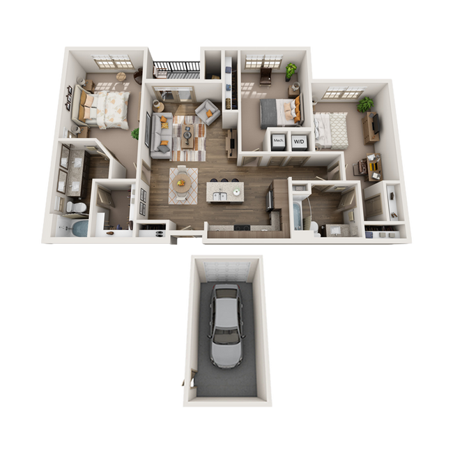 3 Bed/2 Bath - 22 North