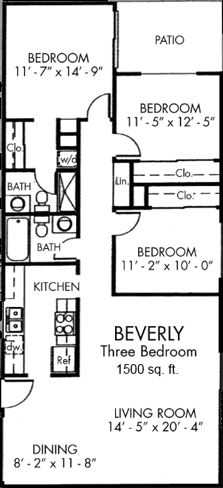 Floorplan - Fountains in the Green