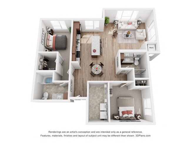 Floorplan - Sonder Point 50+ Apartments