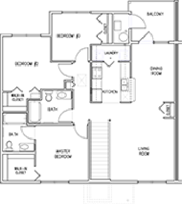 3BR/2BA - Nokota Ridge Apartments