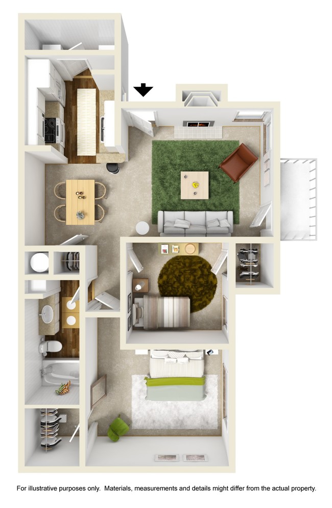 Floorplan - Willow Ridge Apartments