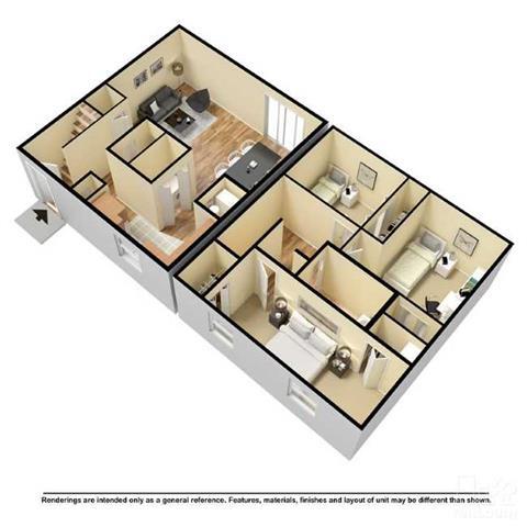 Floorplan - Knoll Ridge Townhomes & Apartments