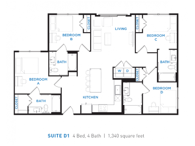 D1 1340 - Berkeley House | Student Housing