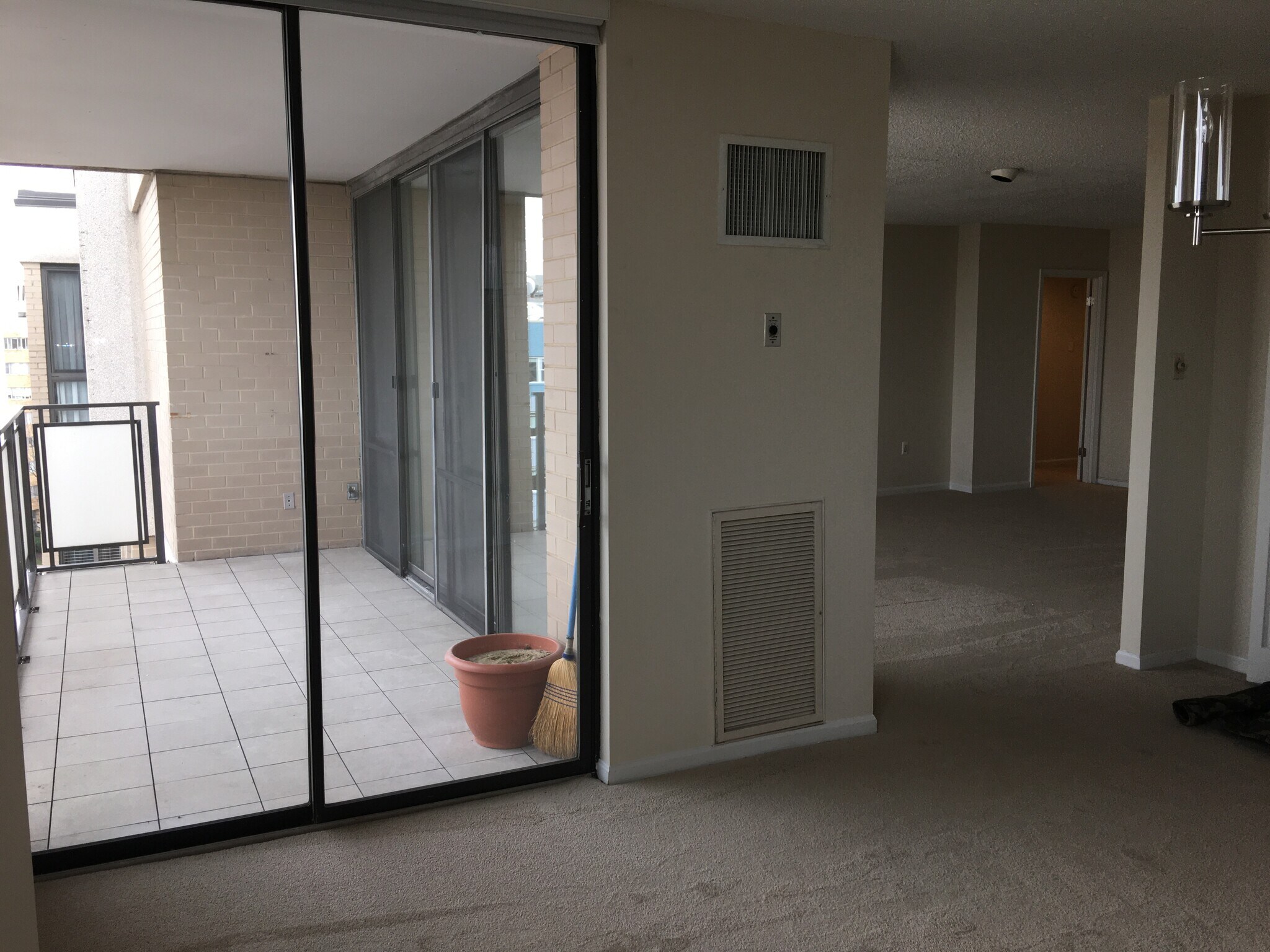 View of Balcony from Bedroom #2 - 800 25th St NW