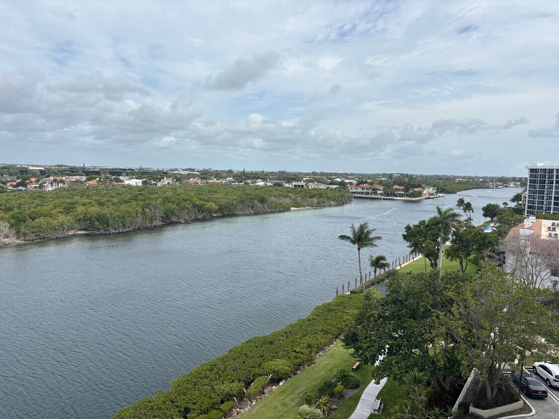 North view of intracostal from primary bedroom and second bedroom - 4201 N Ocean Blvd