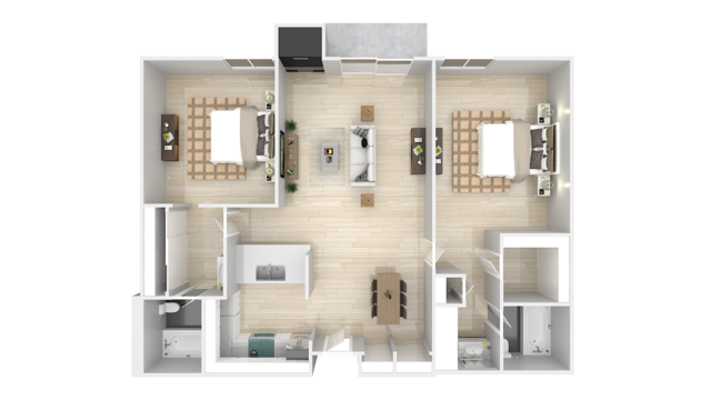 Floorplan - City View Apartments at Warner Center