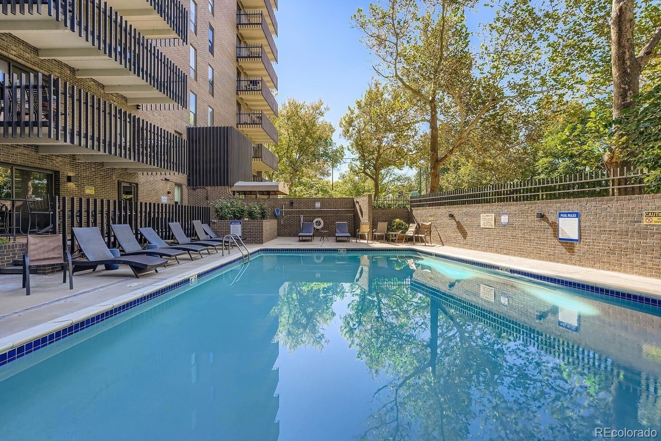 The outdoor pool - 460 S Marion Pky