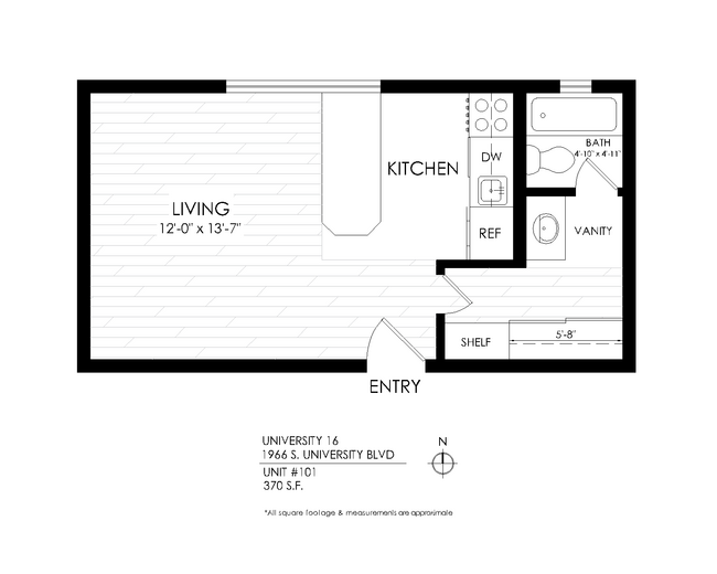 Floorplan - University 16