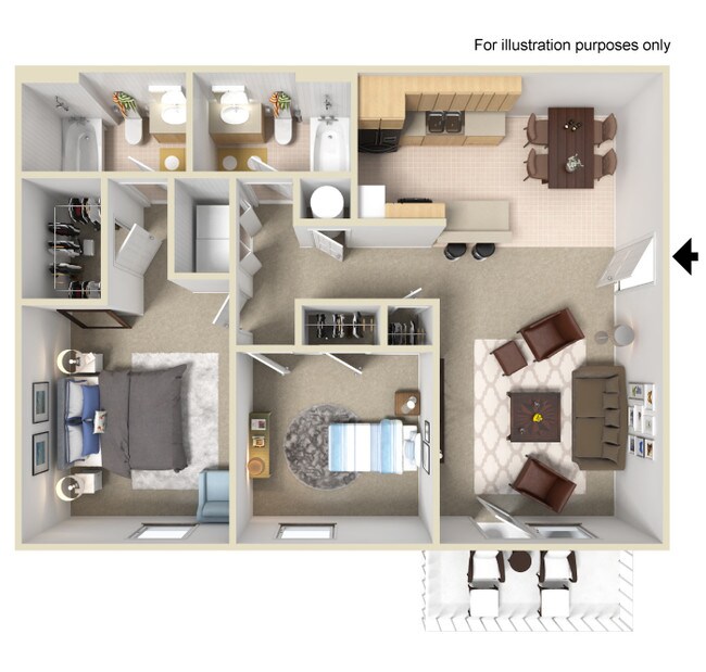 Floorplan - Ashby Green Apartment Homes