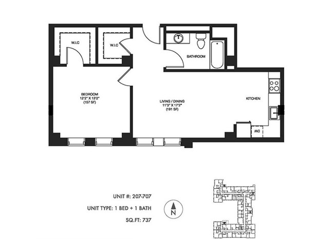 Floorplan - Somerset Place Apartments