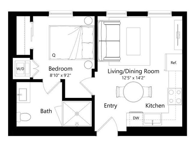 Floorplan - Lincoln/Broadway
