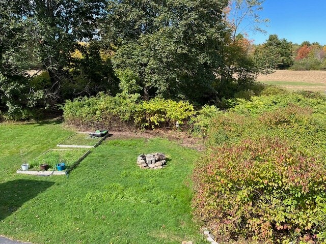 Vegetable beds and firepit - 30 E Elm St