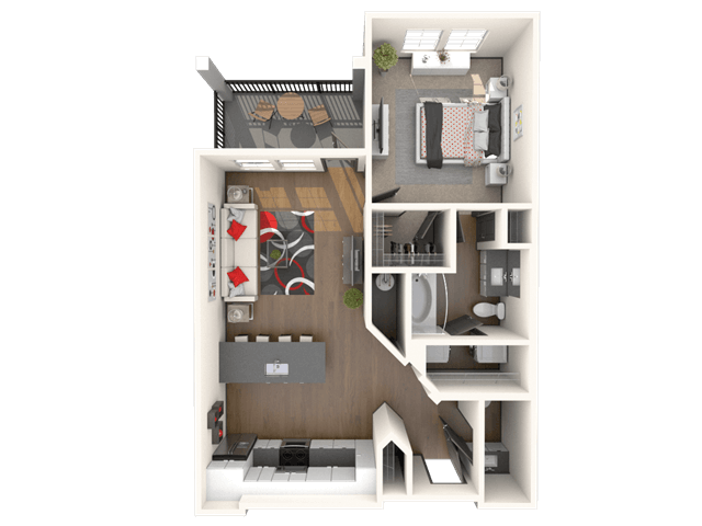 Floorplan - Bluebird Row Apartments