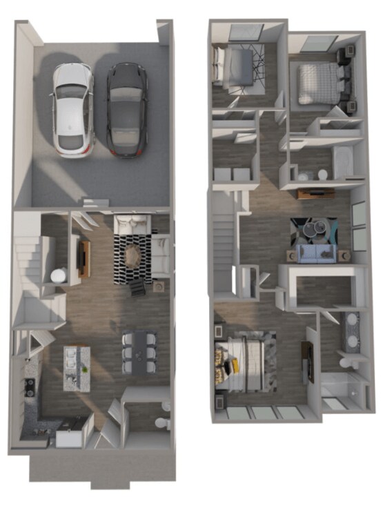 Floorplan - Avenza Townhomes
